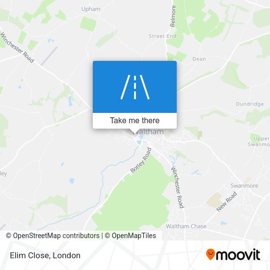 Elim Close map