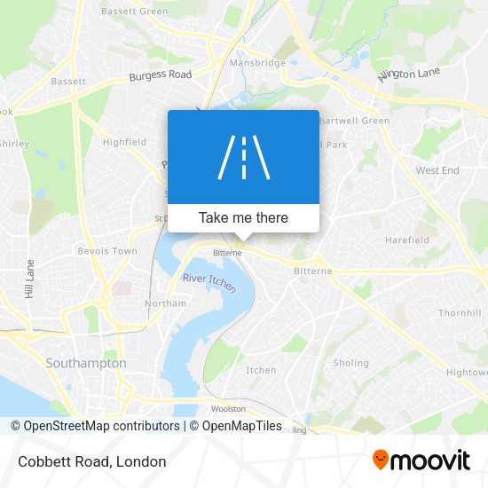 Cobbett Road map