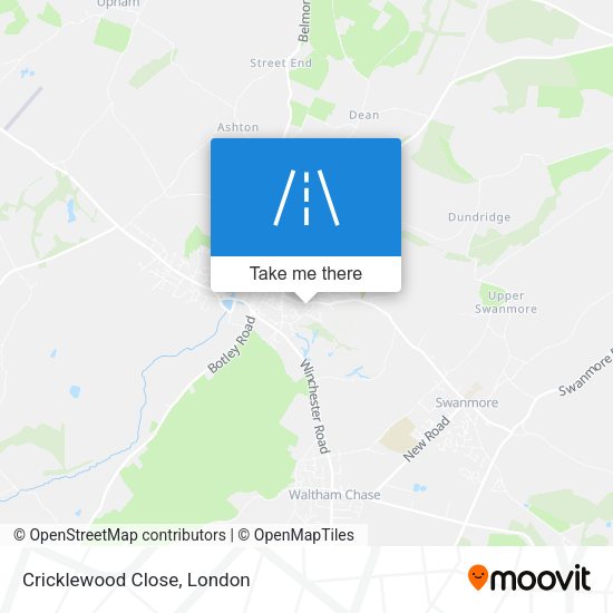 Cricklewood Close map