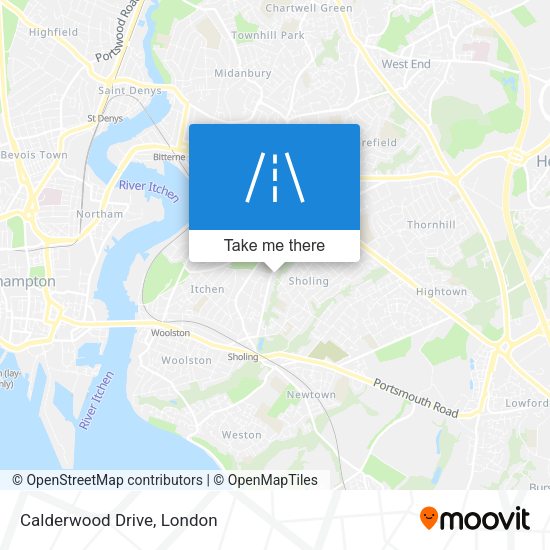 Calderwood Drive map