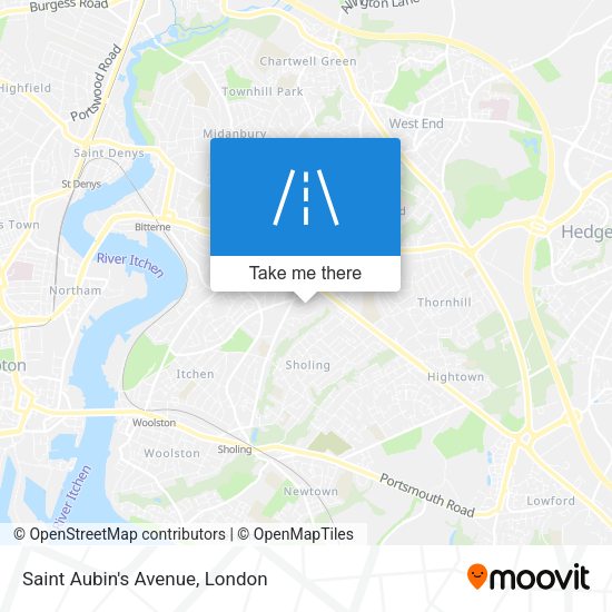 Saint Aubin's Avenue map
