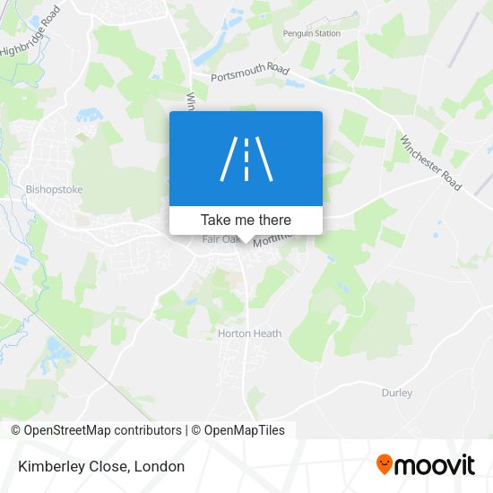 Kimberley Close map