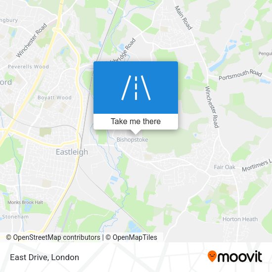 East Drive map