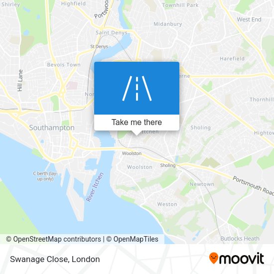 Swanage Close map