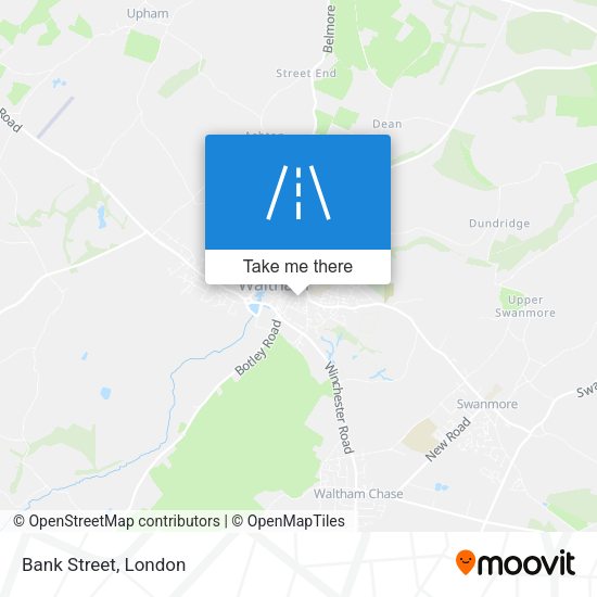 Bank Street map