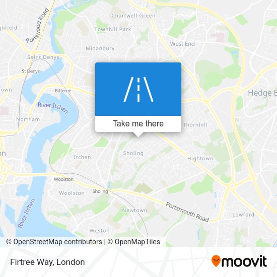 Firtree Way map