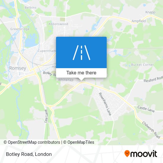 Botley Road map