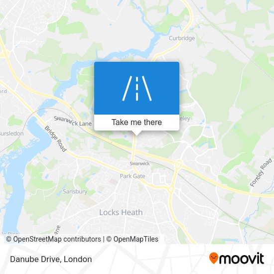 Danube Drive map