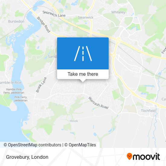 Grovebury map