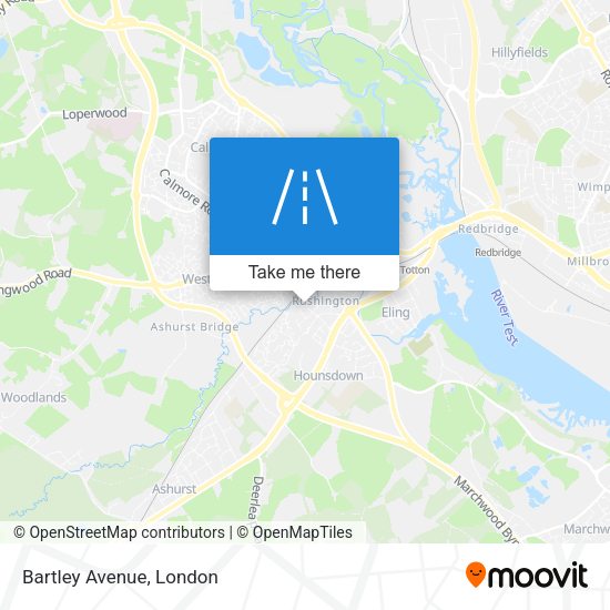 Bartley Avenue map