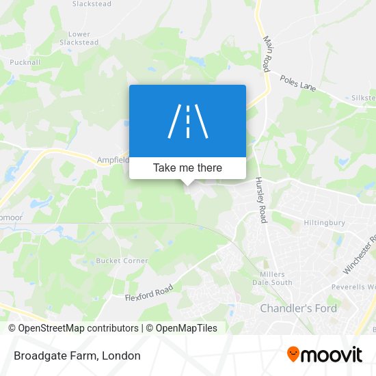 Broadgate Farm map