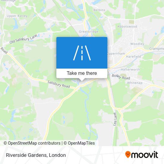 Riverside Gardens map