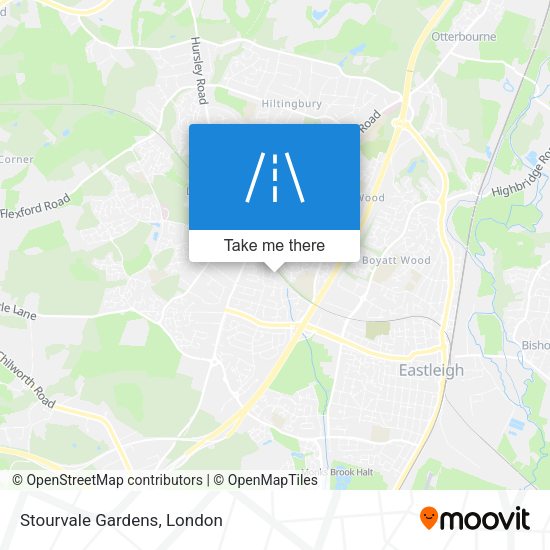Stourvale Gardens map