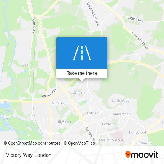 Victory Way map