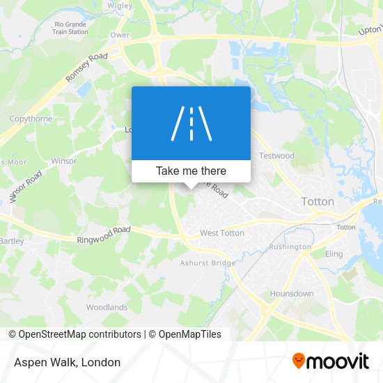 Aspen Walk map