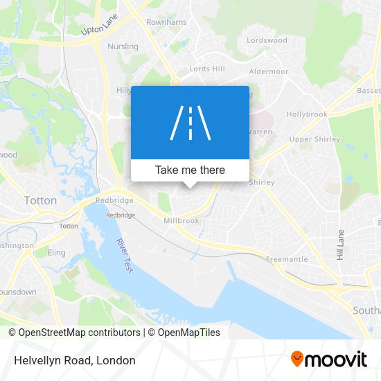 Helvellyn Road map