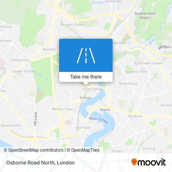 Osborne Road North map