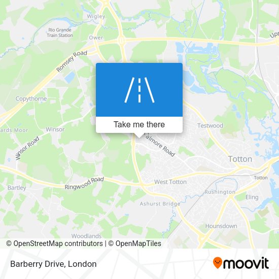 Barberry Drive map