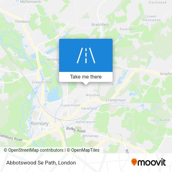 Abbotswood Se Path map