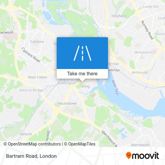 Bartram Road map