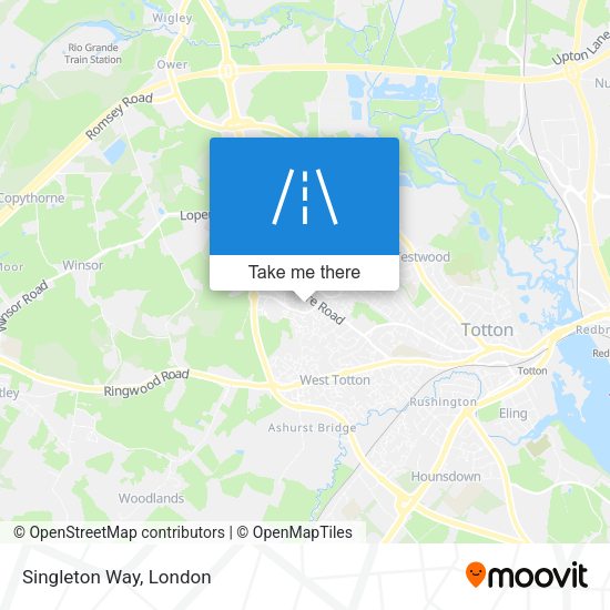Singleton Way map