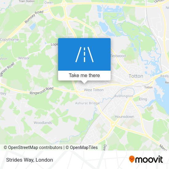 Strides Way map