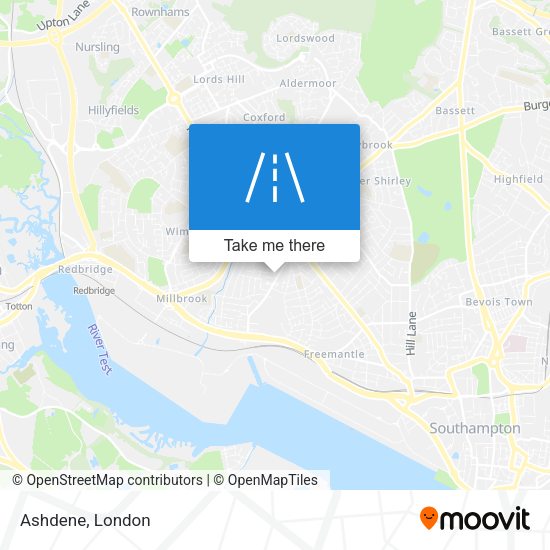 Ashdene map