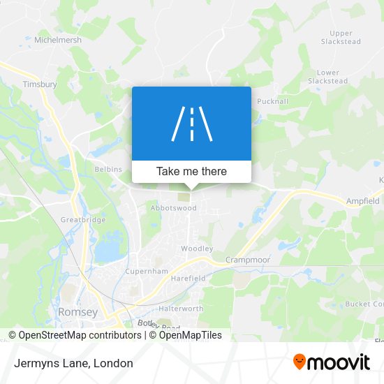 Jermyns Lane map