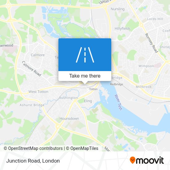 Junction Road map
