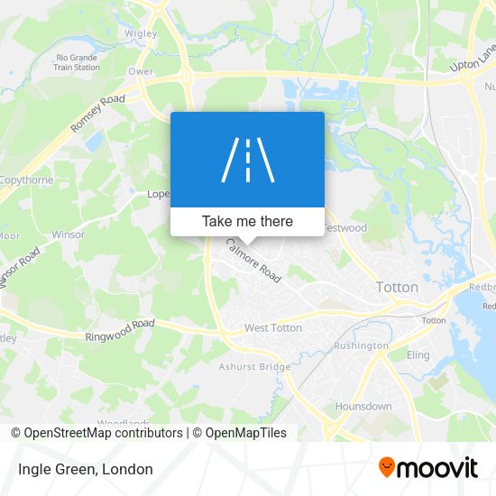 Ingle Green map