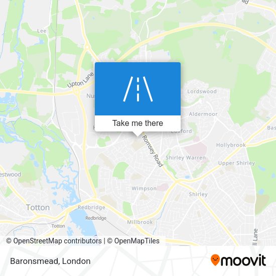 Baronsmead map