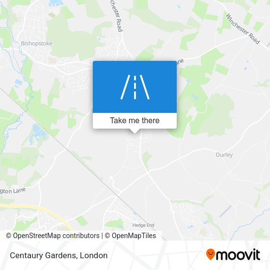 Centaury Gardens map