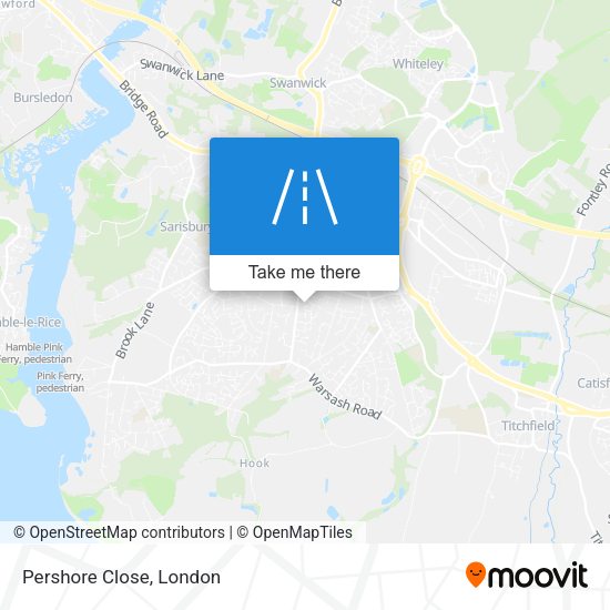 Pershore Close map
