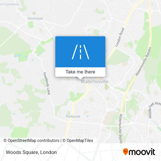 Woods Square map