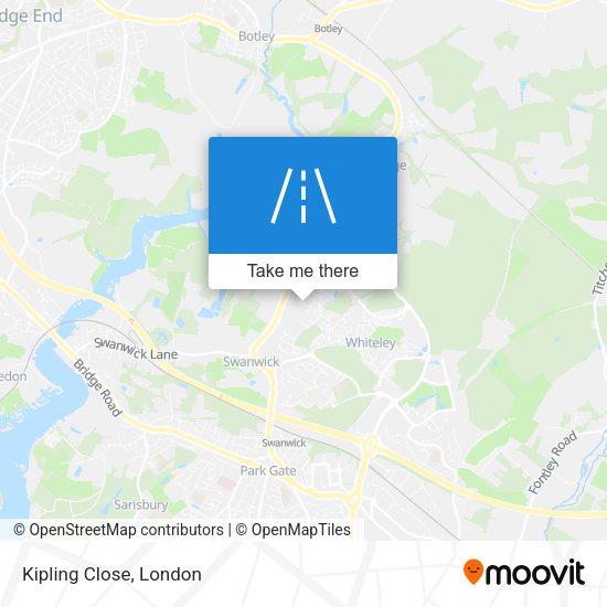 Kipling Close map