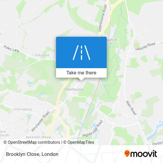 Brooklyn Close map