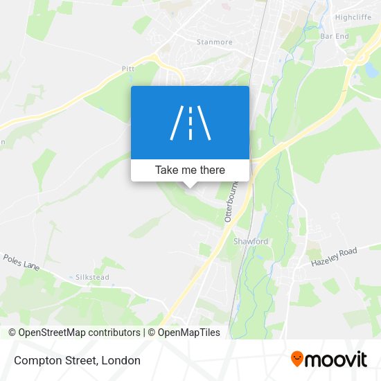 Compton Street map