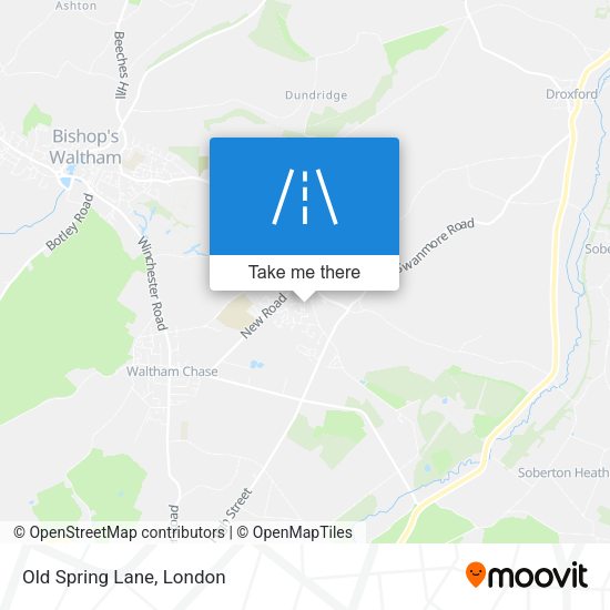 Old Spring Lane map