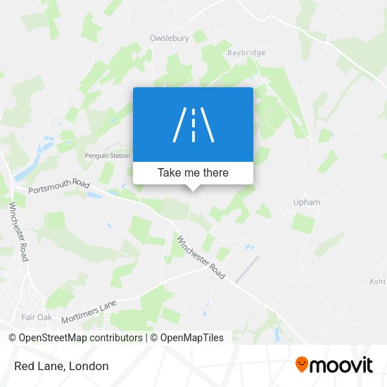 Red Lane map