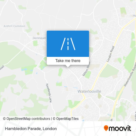 Hambledon Parade map