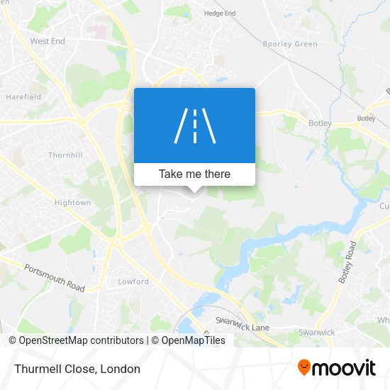 Thurmell Close map