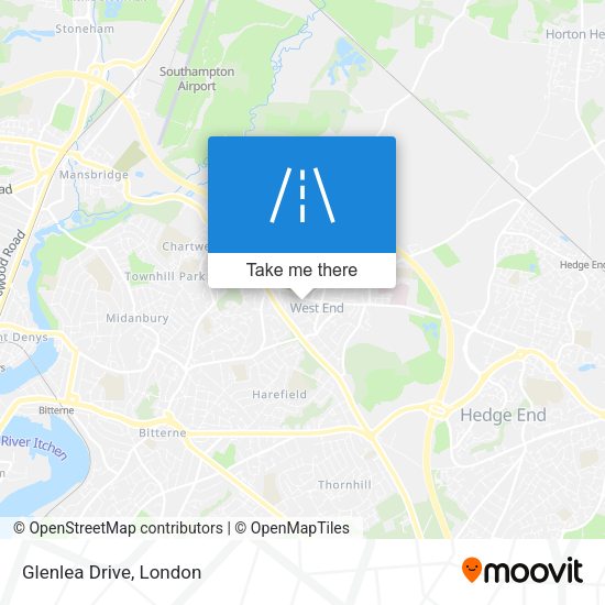 Glenlea Drive map