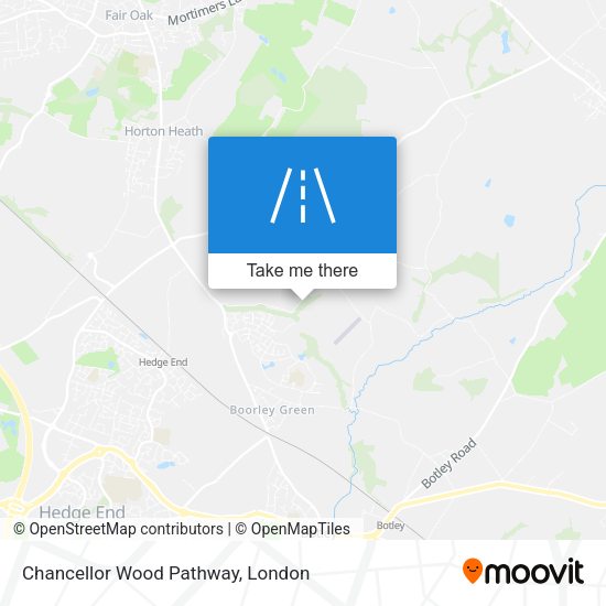 Chancellor Wood Pathway map