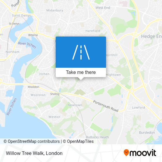 Willow Tree Walk map