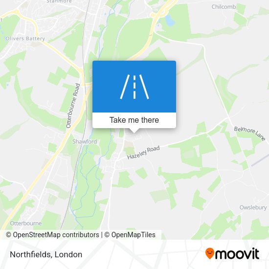 Northfields map