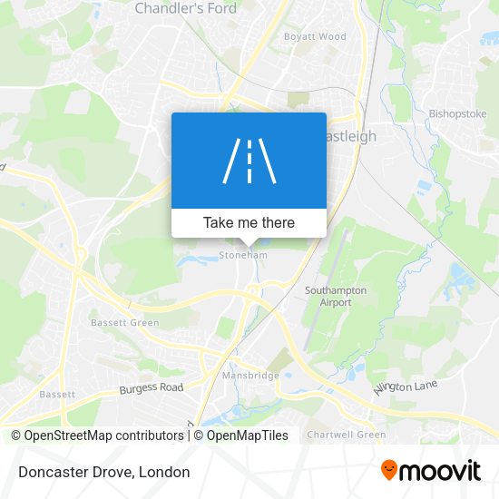 Doncaster Drove map