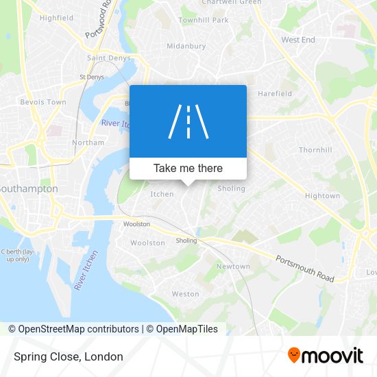 Spring Close map