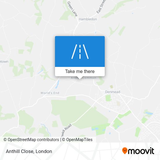 Anthill Close map