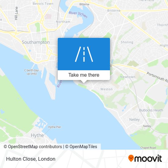 Hulton Close map
