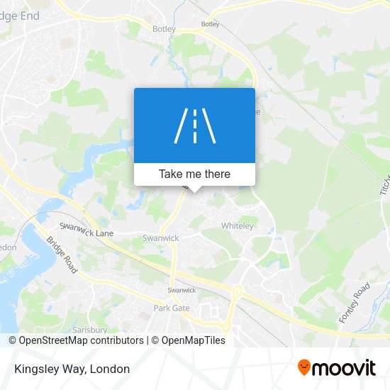 Kingsley Way map